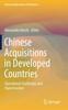 Книга Chinese Acquisitions In Developed Countries : Operational Challenges and Opportunities
