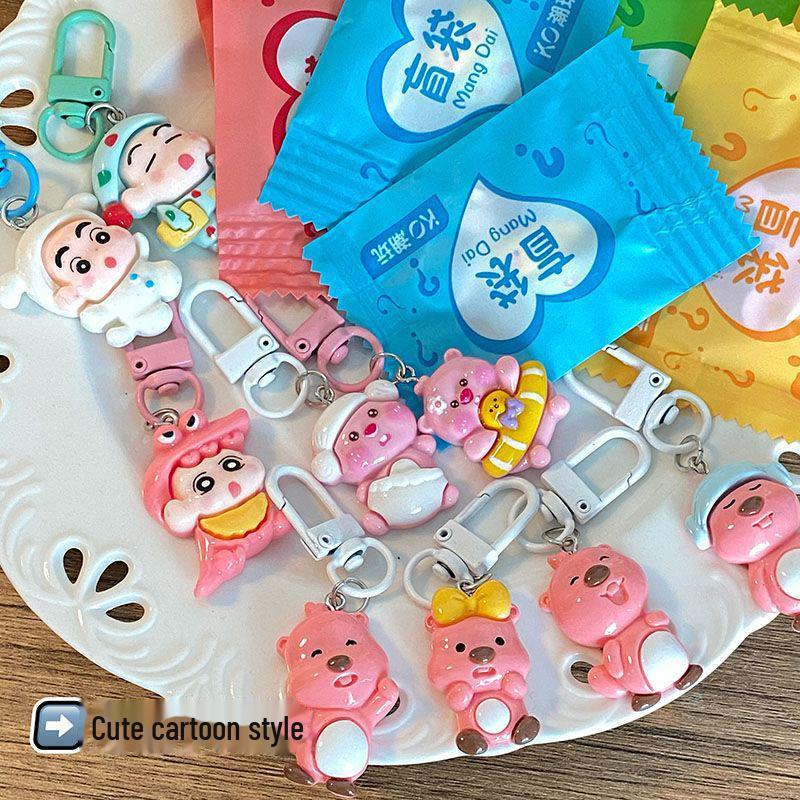 Милый брелок-сюрприз в виде слепой сумки – детский подарочный кулон с индивидуальной упаковкой