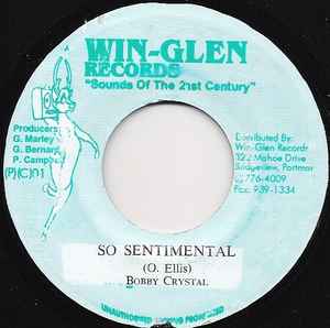 7inch Record BOBBY CRYSTAL So Sentimental NONE WinGlen Record 2001 Jamaica Reggae Ska Dub Used