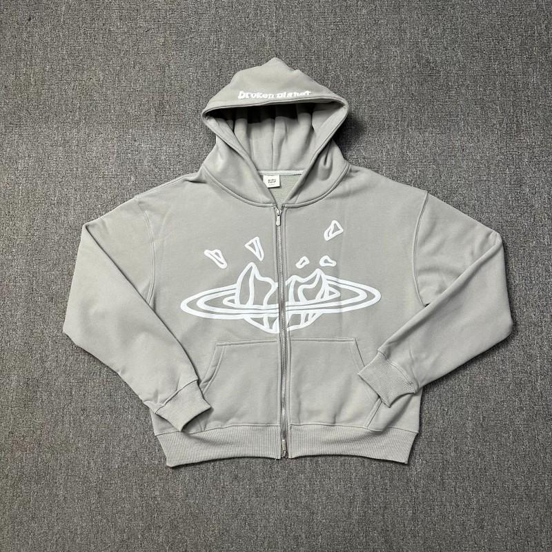 Broken Planet Market BPM Fleece Hoodie Men Women Loose Fit Casual Winter Sweatshirt
