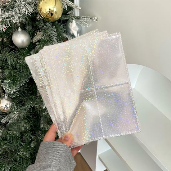 10 листов вложенных листов формата А5 прозрачные водонепроницаемые конверты для фотокарточек Idol Photo