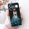 Чехол для Honor X8d 4G Милый Кот Роскошные Цветы Рисованный Чехол Мягкий Тонкий Чехол для Телефона Для Honor X8d X 8d HonorX8d 4G Задняя Крышка Coque
