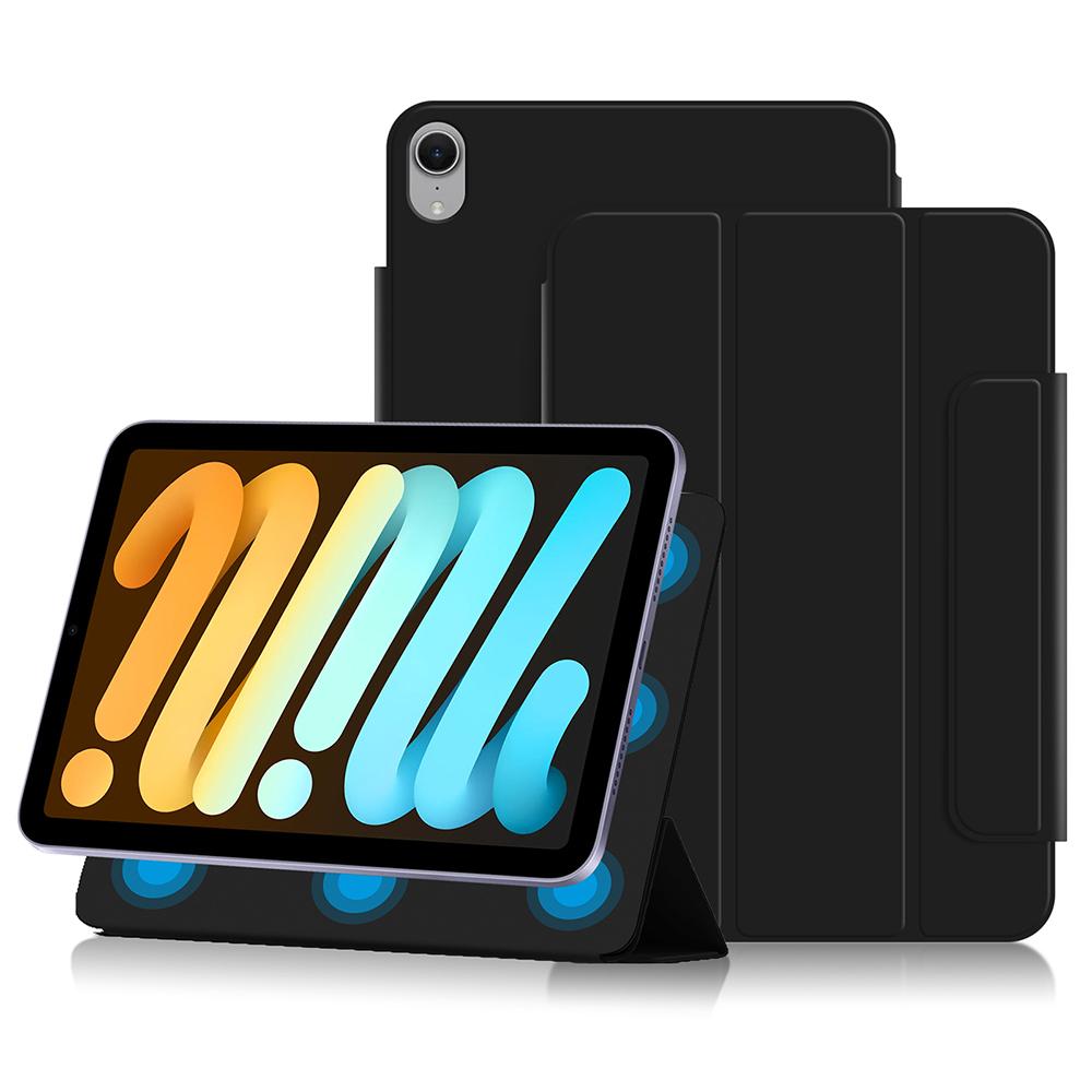 Для iPad мини (2024) Чехол-подставка, противоударный магнитный чехол-книжка из искусственной кожи для планшета