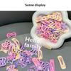 Star Hair Clips Y2K Sweet Dopamine Candy Shade Hollow Barrettes 9 Pack No-damage Hair Accessories for Prom Wear