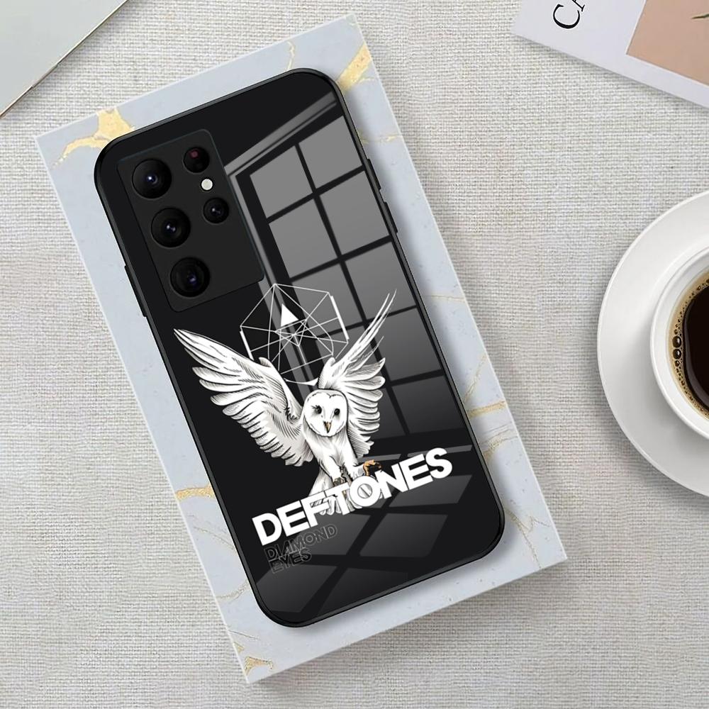 Deftones Band Phone Case For Samsung S26 S25 Edge Ultra 23 22 21 20 Ultra Plus S24 Fe Glass Cover