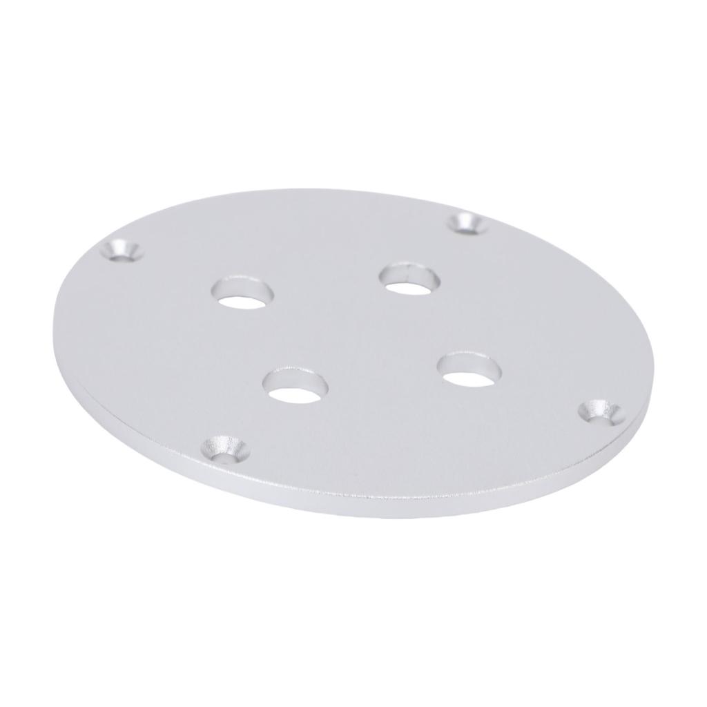 Audio Wall Plate Aluminum Alloy 4 Position Speaker Binding Post Wall Terminal Plate for Dual 1 4 in Headphone Jacks