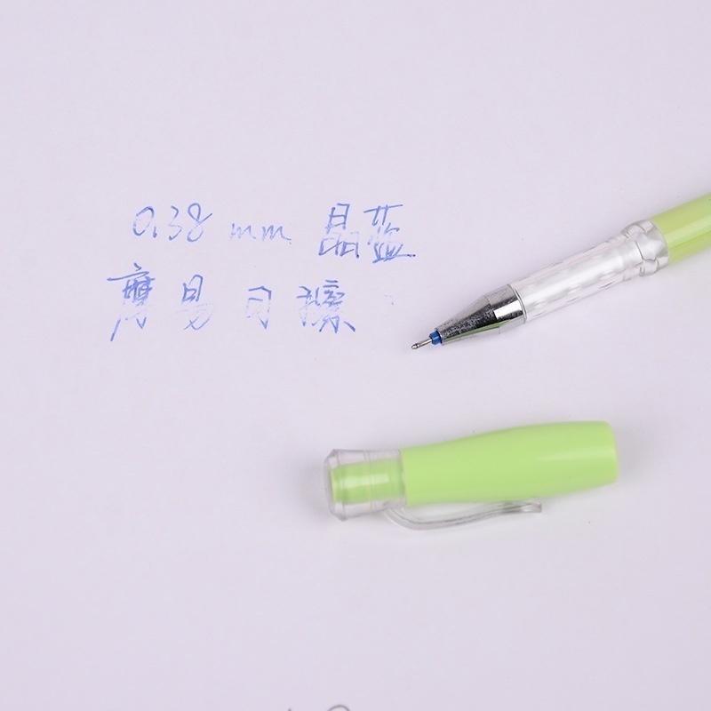 4 шт. / 12 шт. стираемая ручка гелевая кавайная гелевая ручка школьные принадлежности канцелярские милые забавные канцелярские принадлежности 0,38 мм бла