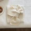 Knitted Neck Scarf Thick Neckerchief Wrap Winter Warm Cross Scarf  Girls