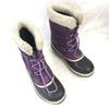 Canada Snow Boots 24.0 Purple Waterproof Inner Liner(USED)