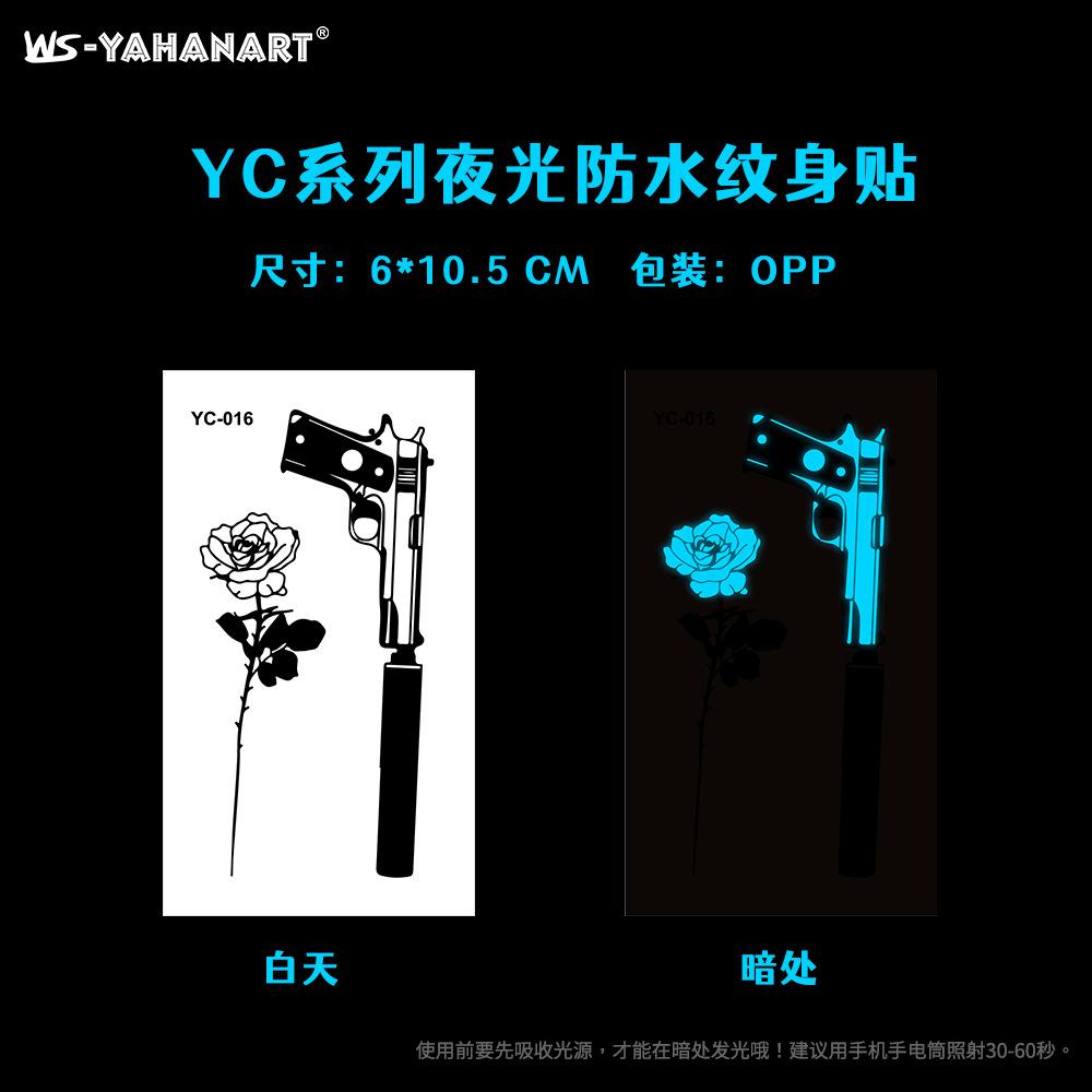 Светящаяся синяя татуировка наклейка ночной клуб бар музыкальный фестиваль вечеринка цветочная женская татуировка наклейка светящаяся наклейка на лицо