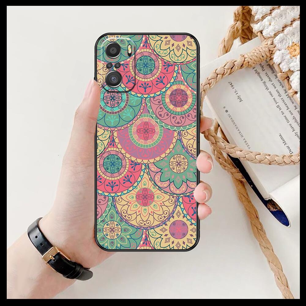 Art Flowers Banana Leaf Phone Case For Xiaomi Redmi 11 Lite Pro Ultra 10 9 8 MIX 4 FOLD 10T Black Cover Silicone Back Prett