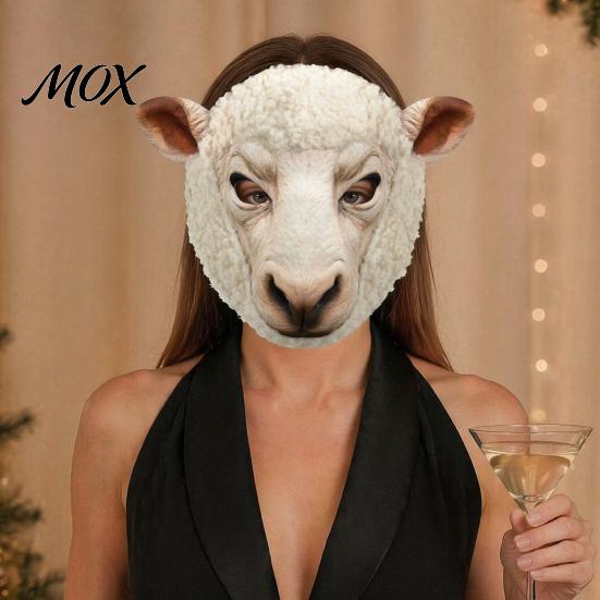 Sheep Mask with Clear Vision Realistic Animal Mask, Brown Bear Full Face Soft Cosplay for Halloween Costume Party Props Breathable
