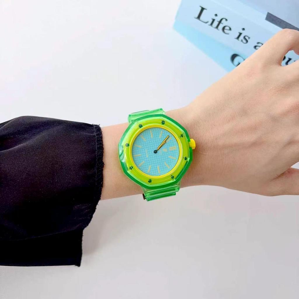 Мод-комплект: ТПУ-чехол + ремешок для Swatch AP Royal Pop Pocket Changer на наручные часы, Интегрированный защитный чехол, Аксессуары для модификации