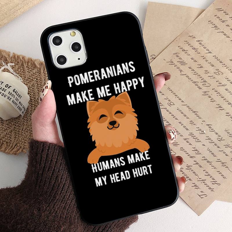Чехол для телефона MaiYaCa Pomeranian dogs для iPhone 11 12 13 mini pro XS MAX 8 7 6 6S Plus X 5S SE 2020 XR