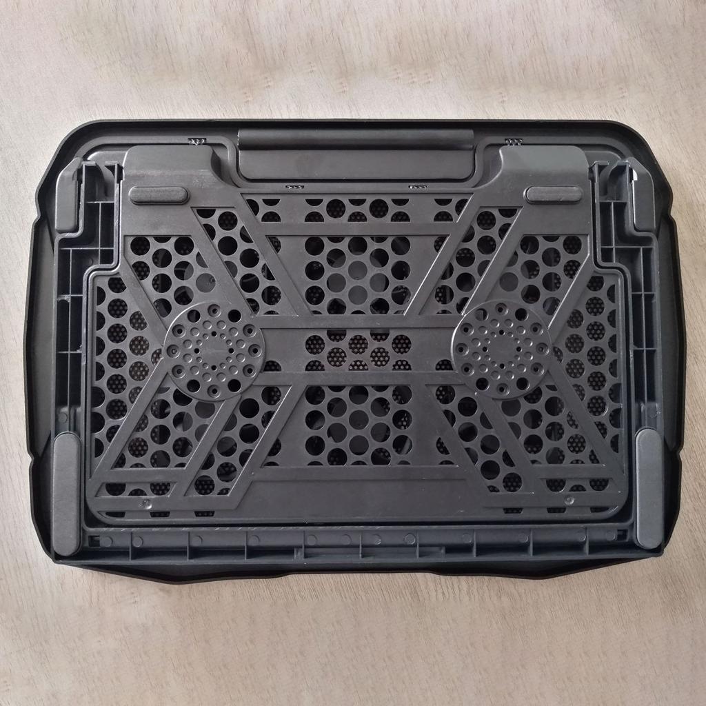 Охлаждающая подставка для ноутбука со светодиодной подсветкой, два порта USB, охлаждающая подставка для ноутбука, вентилятор для охлаждения компьютера