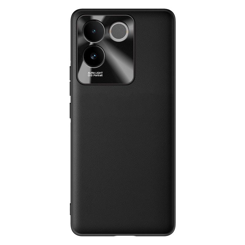 Чехол из жидкой кожи для телефона Vivo S17e, защитный чехол от падений и обрастания. Отправка одной штукой.