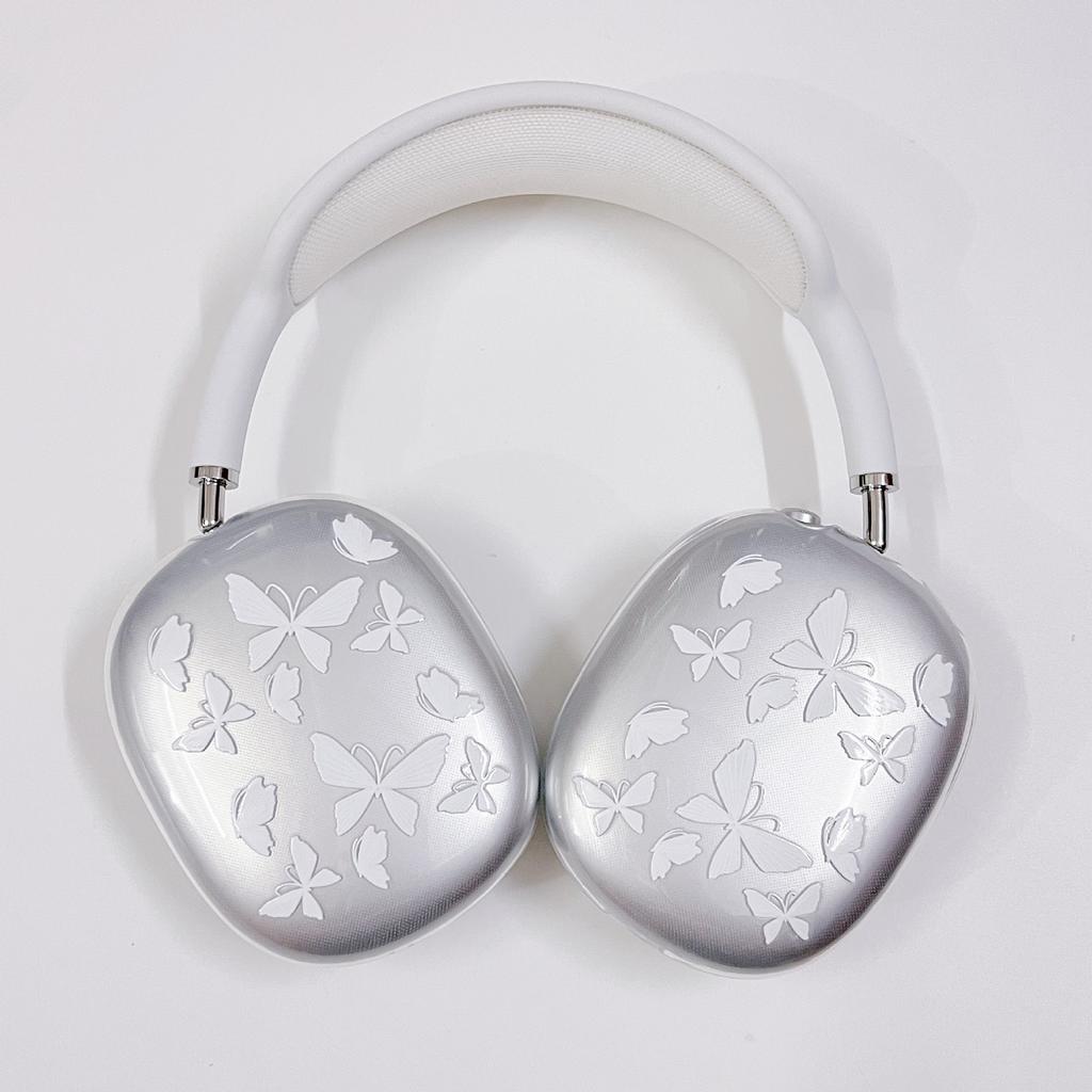 Ins Wind Подходящий чехол для наушников AirPods Max Творческий прозрачный мягкий чехол Чехол для наушников Apple