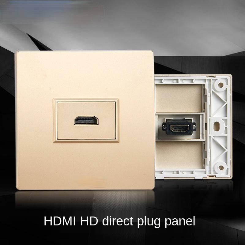 Встроенная мультимедийная панель 4K HD кабель HDMI видео цифровой ТВ разъем подключается непосредственно в разъем HDMI, выход сетевого ТВ кабеля, 86 мм