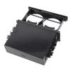 Car Radio Cup Holder Single Din 2 in 1 Layer Black Cup Holder Multi Purpose Car Stereo Storage Box for Organizing Items