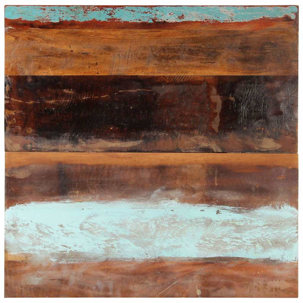 Square Table Top 80 x 80 cm 25 27 mm Thick Reclaimed Solid Wood