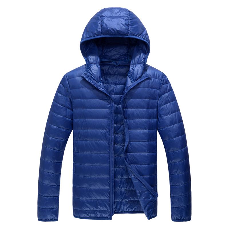 Men Autumn Winter Ultra Light Down Jacket Waterproof Casual Outdoor Portable Lightweight Male Padded Coats