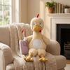 Detachable Stuffed Animal Doll Funny Plush Duck Doll Ornament Duck Plush Toy  Home Decoration