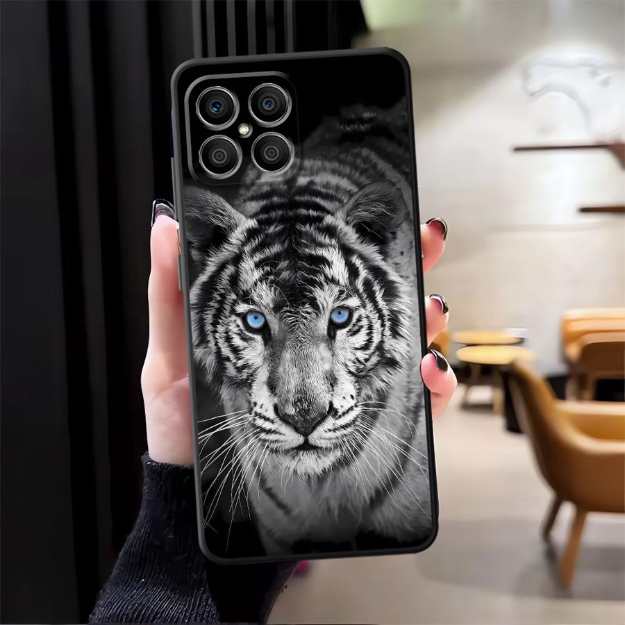 Крутая Animal Тигр Лев Чехол для телефона для Honor 200 400 Lite 90 70 X6 X7 X8 Magic5Lite 8X X5b X9a