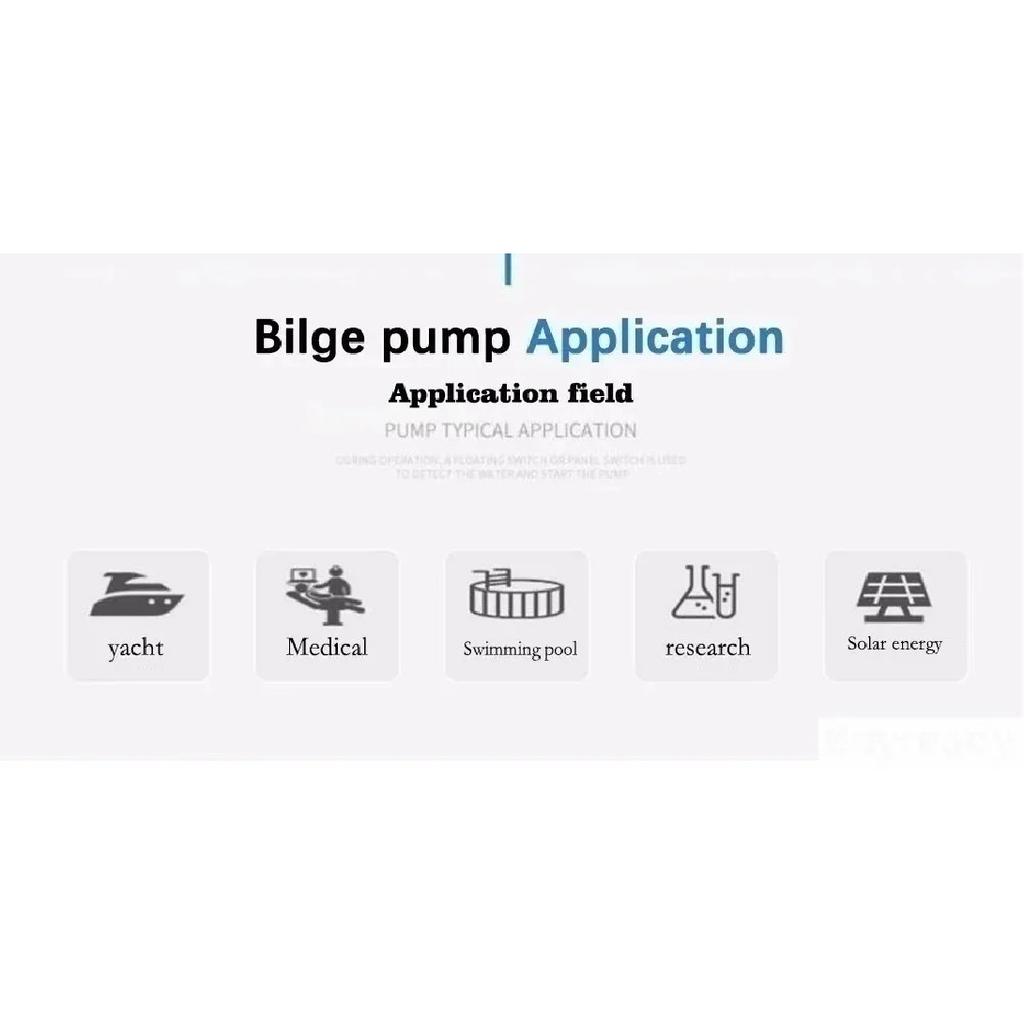 12V 24V 220V 60L/min 1100GPH Bilge Pump Mini Boat Pumps 12 V Submersible Kayak Rule Water 24 Volt Garden Rinse Car Wash Bath