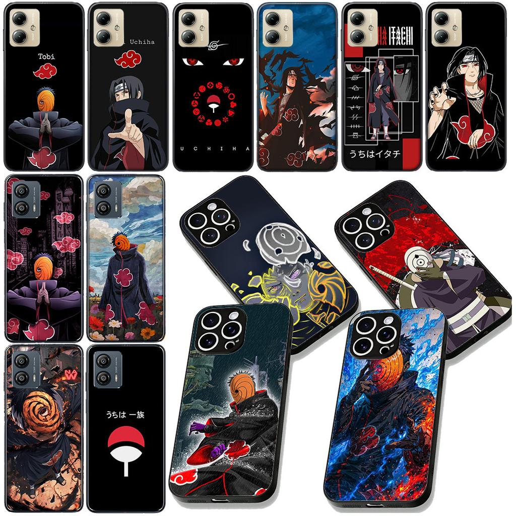 Narutos Tobi Uchiha Obito Akatsuki Itachi Cover for Motorola Moto G86 G14 G35 G34 G45 G55 G67 G75 G85 G24 G15 G54 G57 Power Case