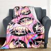 1pc Powerpuff Girls Flannel Blanket, Soft Skin Friendly with Digital Printing, Various Sizes Available for Family, Friends, Birthday