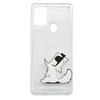 Etui do Samsung Galaxy M21 Karl Lagerfeld Choupette Fun Przezroczyste