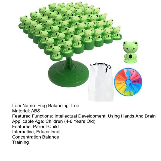 1 набор игра «Дерево баланса с лягушками» с 50 шахматными штрафными фишками