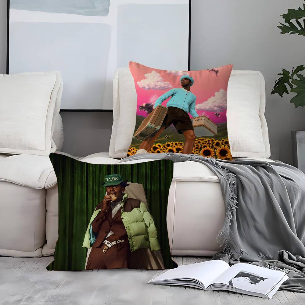 T-TylerS The CreatorS Pillow Case Removable Washable Cushion Cover – All-Season Soft Linen