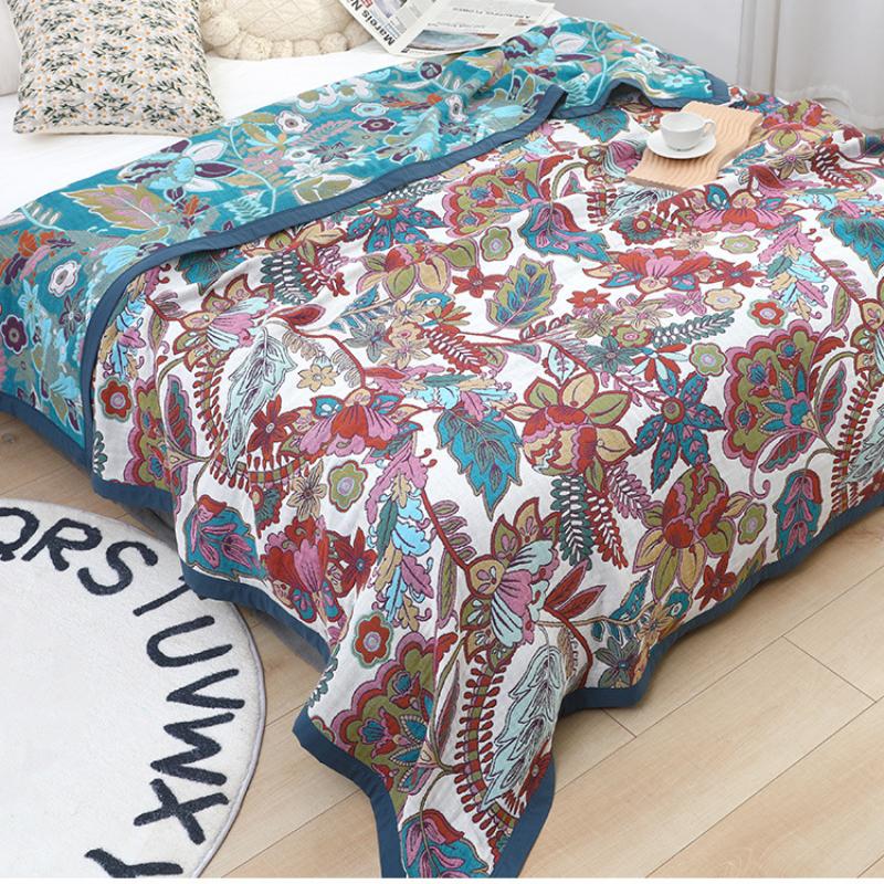 Одеяло в стиле бохо 200x230 см, марлевое одеяло из чистого хлопка для кровати, пододеяльник, летнее одеяло, домашний декор, большие одеяла на кровать, всесезонные пледы