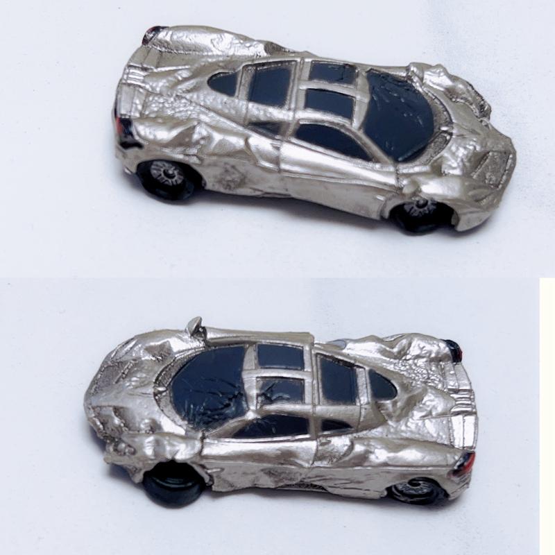 Капсульные Игрушки Magaido Симуляция Миниатюрная Модель Спортивный Автомобиль Заброшенная Сцена Декорация Гашапон Подвеска дети взрослые Игрушки