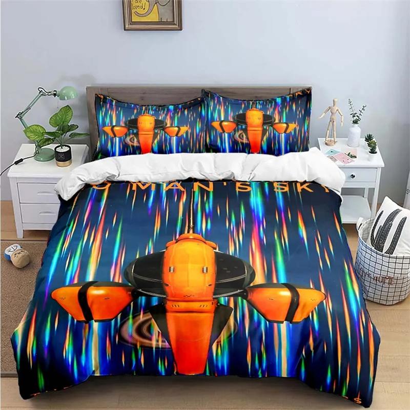 Anime 3D Game N-No-Man's-Sky Print Bedding Sets Bed Supplies Set Duvet Cover Bed Comforter Set Bedding Set Luxury Gift