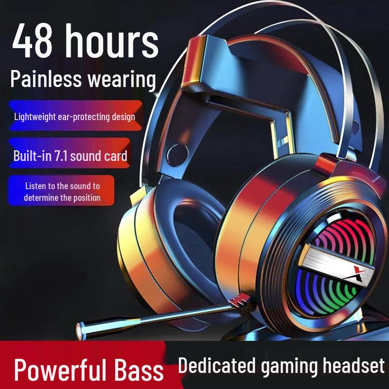 Wired Over-Ear Gaming & Esports Headset with Microphone for Desktop & Laptop