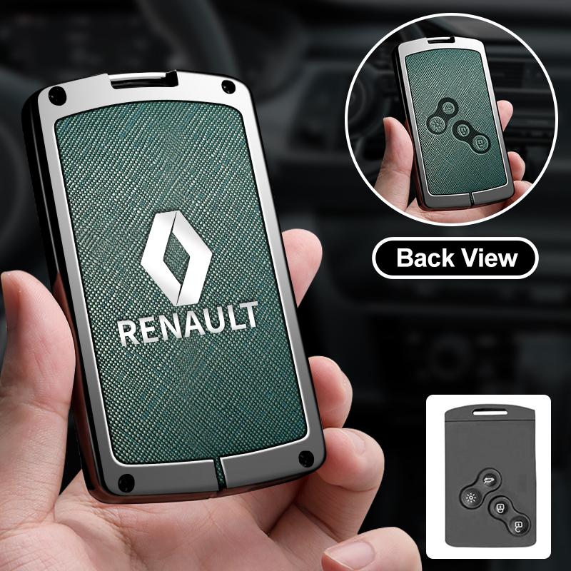 For Renault 2026 New Hub Caps Leather Car Key Cover for Renault Austral Kadjar Clio Megane Captur Arrana Kolaos Zoe Scenic Dacia