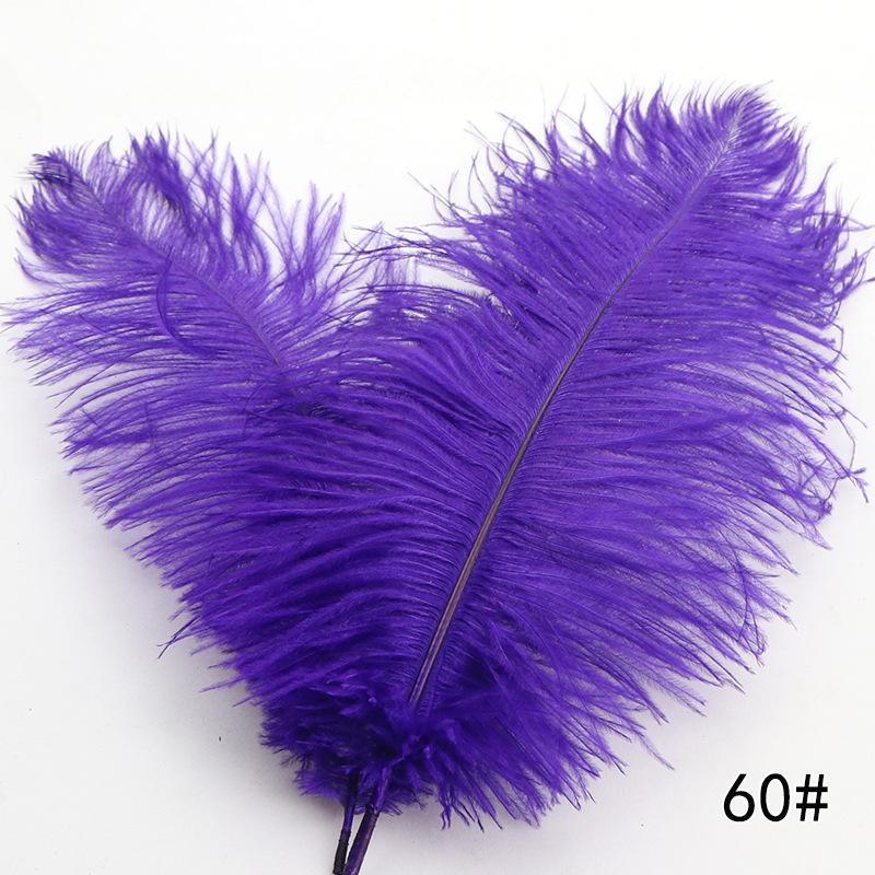 Высококачественные перья страуса 35-40 см разноцветные декоративные перья, перья для сценического оформления и цветочных композиций