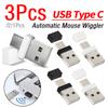 1/2/3 шт. 2 в 1 USB C Необнаруживаемый Шейкер Мыши Без Драйверов Plug and Play Автоматический Движитель Мыши для Ноутбука Поддерживать Компьютер Активным