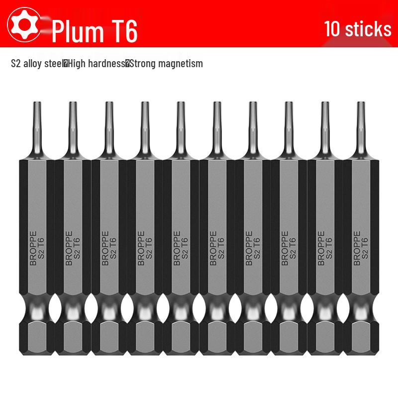 S2 Steel Magnetic Phillips & Slotted Screwdriver Bits Set for Electric Hand Drills and Pneumatic Tools