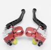 22mm CNC Motorcycle Brake Clutch Levers/drum Brake Left+Right For Honda Yamaha