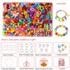 1 Set Creative Loose Spacer Beads Making Bracelet Necklace 10/24 Grid Girl Jewelry Kit Toy Diy Handmade Beaded Children'S Toys