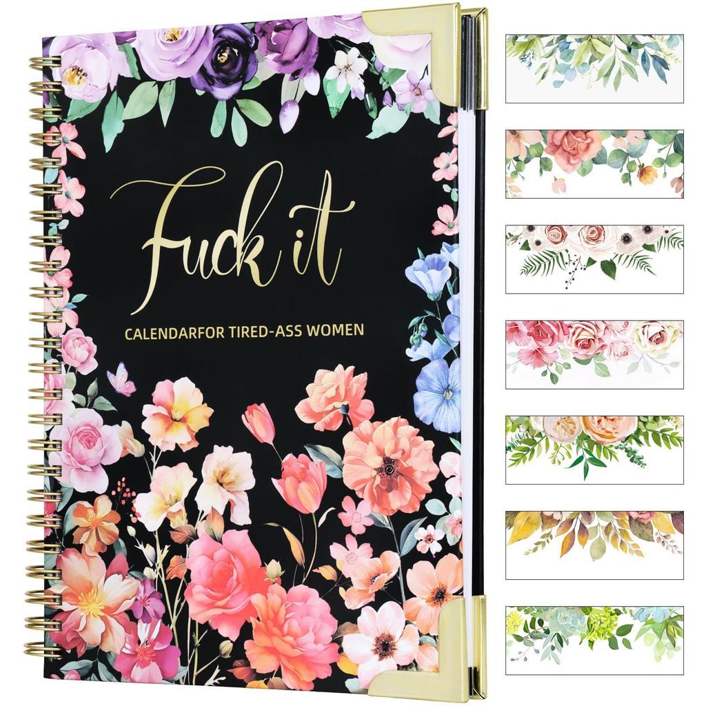 Ежемесячный планировщик. Планировщик интересных дел Блокнот. Ежедневный блокнот с линейками и недатированным списком дел для женщин.