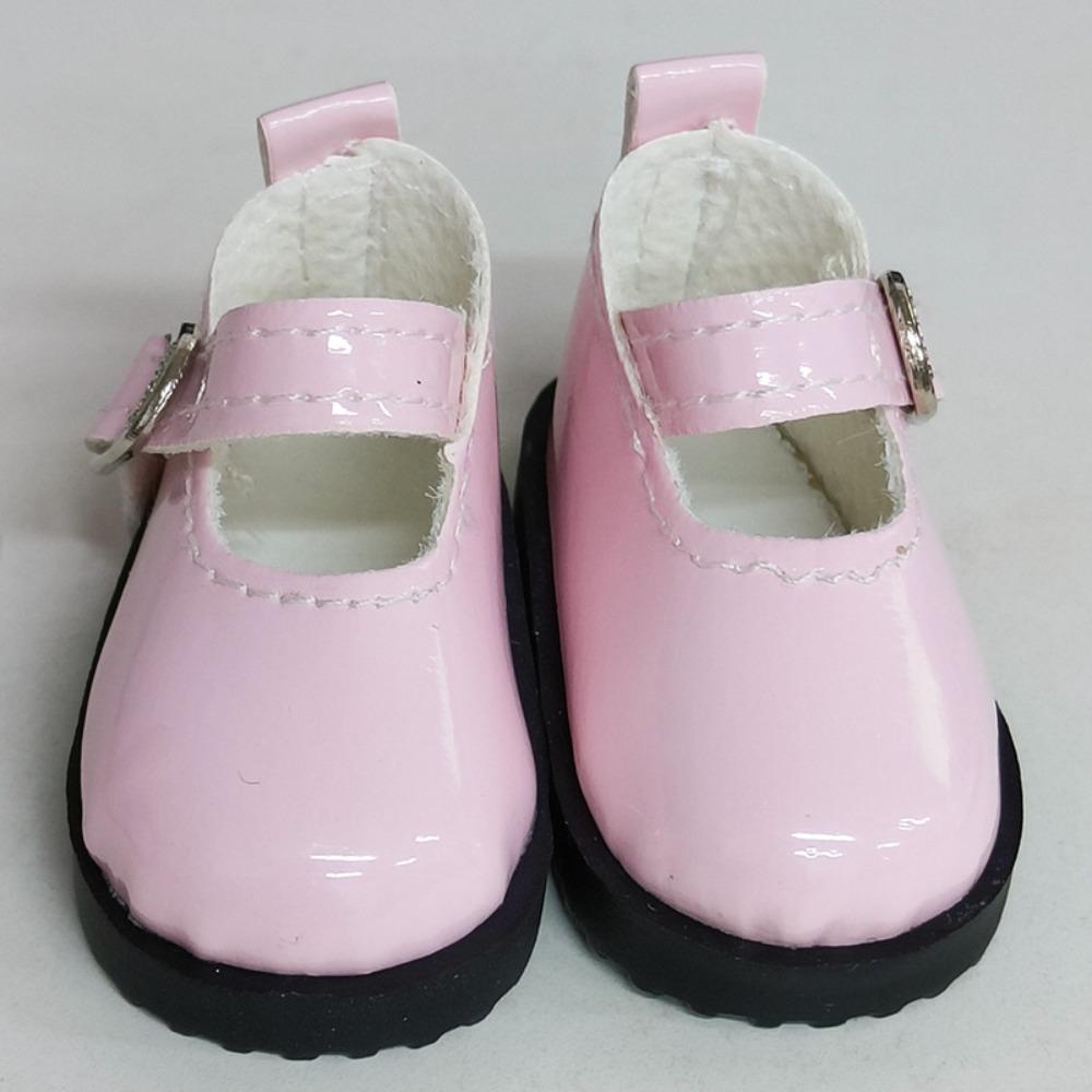 Flat Bottomed Toy Shoes Leather Leather Shoes Mini Doll Shoes 1/6 Point Doll