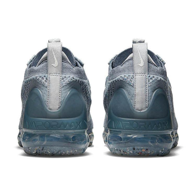 Nike Air VaporMax 2021 Flyknit Armory Blue Мужские кроссовки Светло-Дымчато-Серый Металлик-Серебристый Белый DH4084-400
