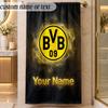 Beach TowelBorussia Dortmund Custom Name Text Personalized Soft Towel for Beach Pool Indoor Home Decor Gift