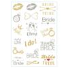 Bachelorette Party Temporary Tattoos Team Bride To Be Rose Gold Tattoo Stickers Bridesmaid Bridal Shower Hen Night Wedding Favor