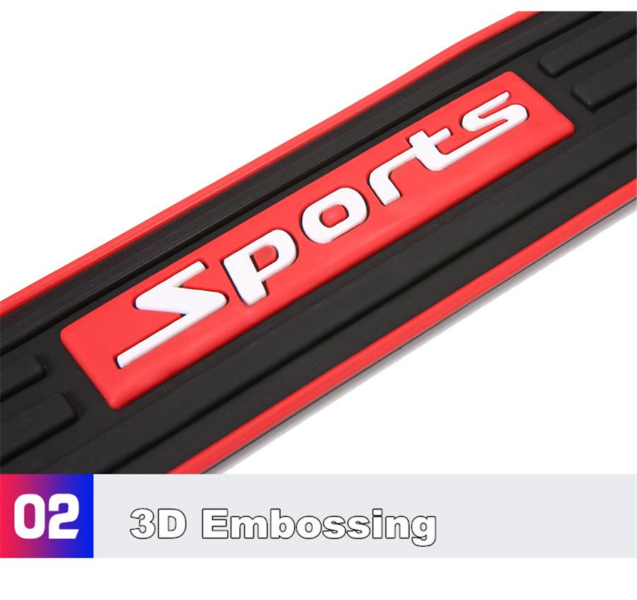 Накладка на порог двери автомобиля