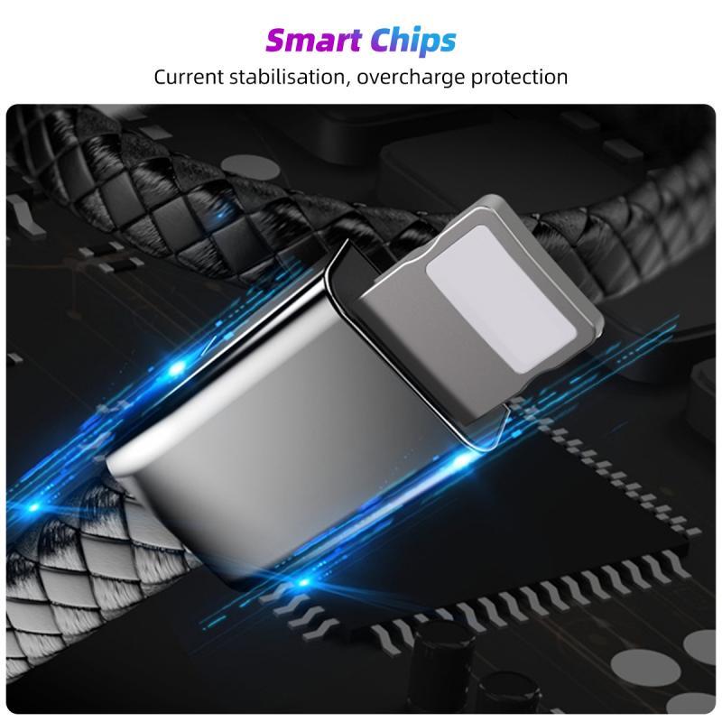 USB-браслет Кожаный Кабель для зарядки Fonken Тип C micro USB Lightning Дата-зарядный шнур Для iPhone Samsung Huwei Xiaomi Кабель